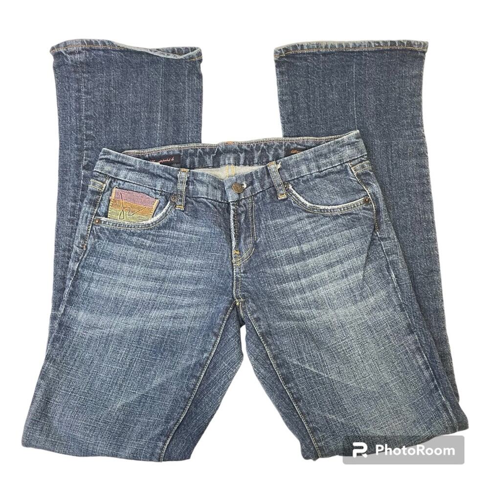 Citizens Of Humanity Denim Jeans Bootcut Mid Rise Size 26 #068 Stretch Y2K